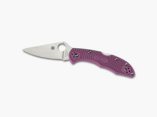 Nóż Spyderco Delica 4 FRN prosta klinga FIOLETOWY