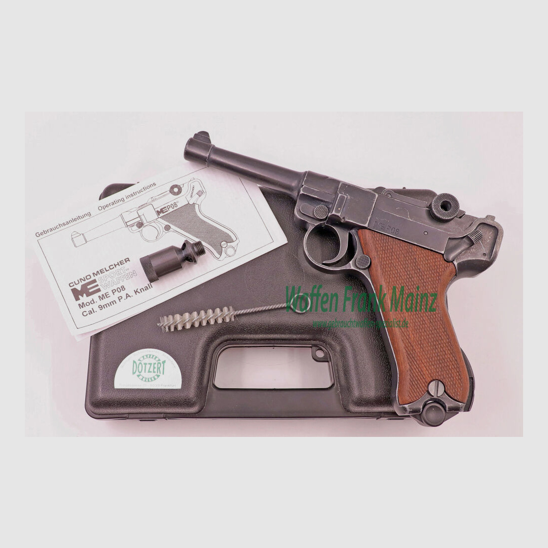 Melcher Cuno, Solingen Mod. P08 9mm P.A.K.