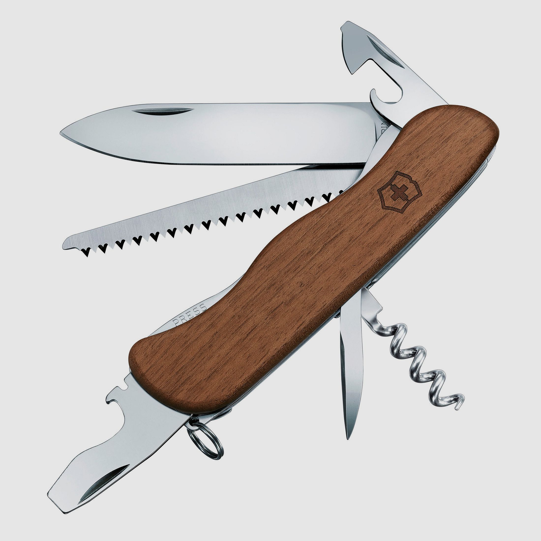 Victorinox Forester Wood Taschenmesser – 10 Funktionen mit Holzgriff