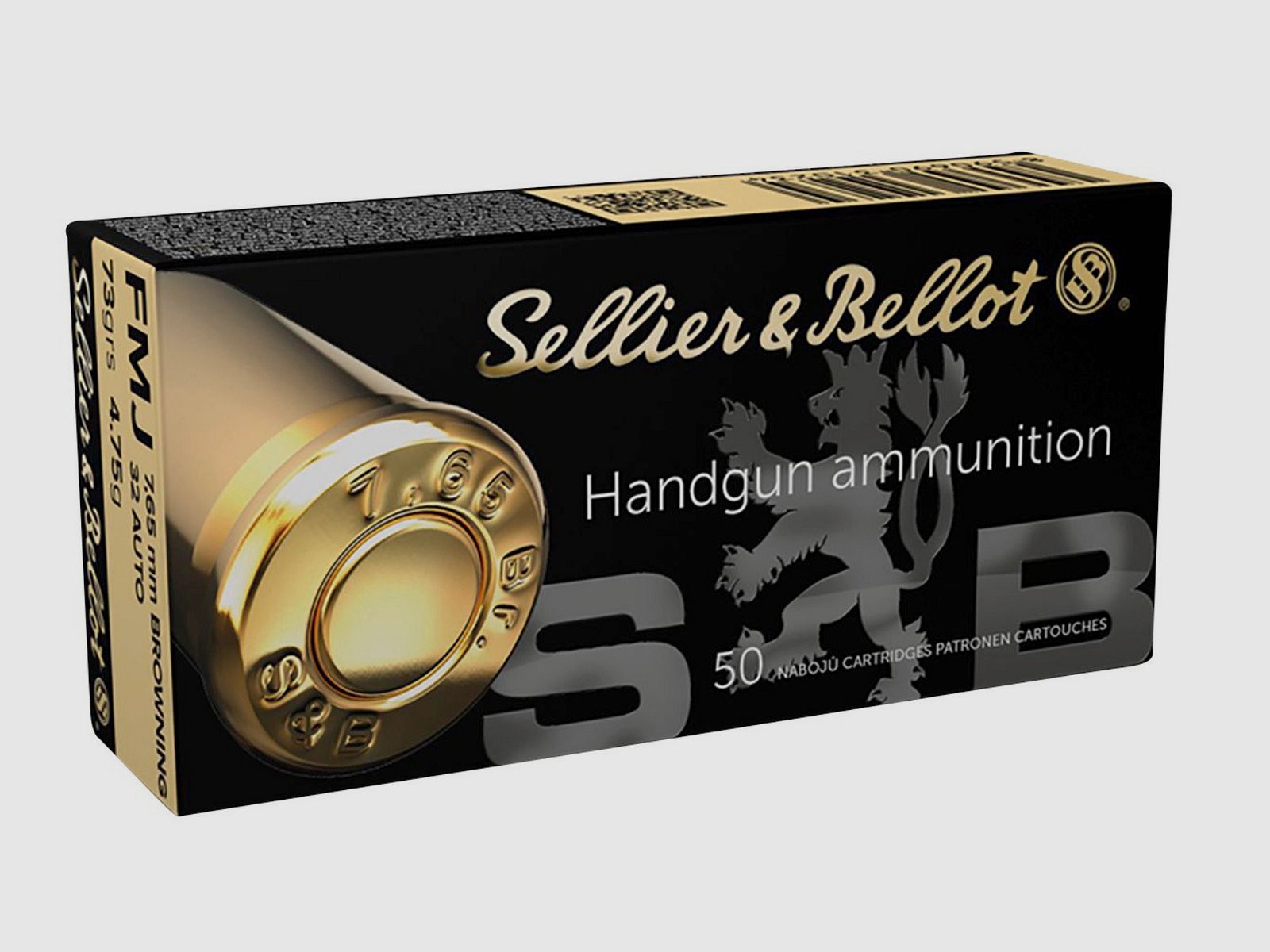 S&B 7,65 Browning 75grs