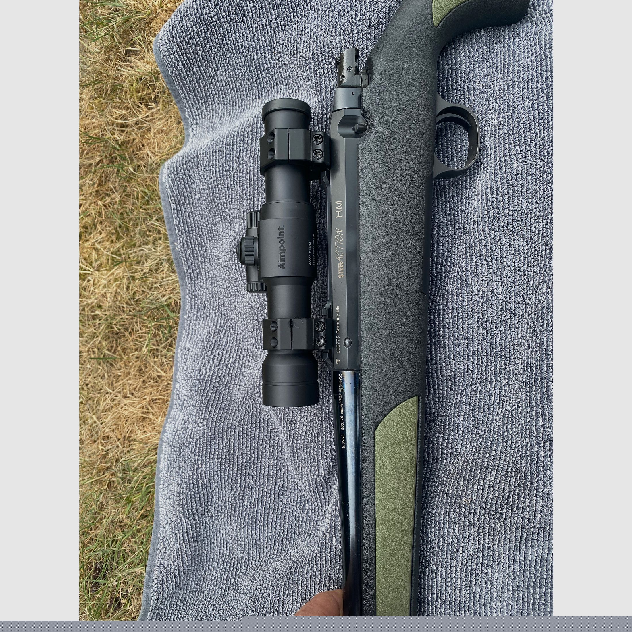 Steel Action HM 9,3x62, Aimpoint 9000l