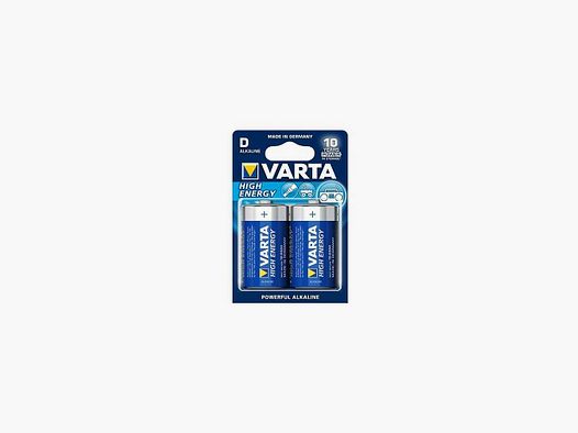 Alkaline-Batterien LR20 D Varta im 2er-Pack