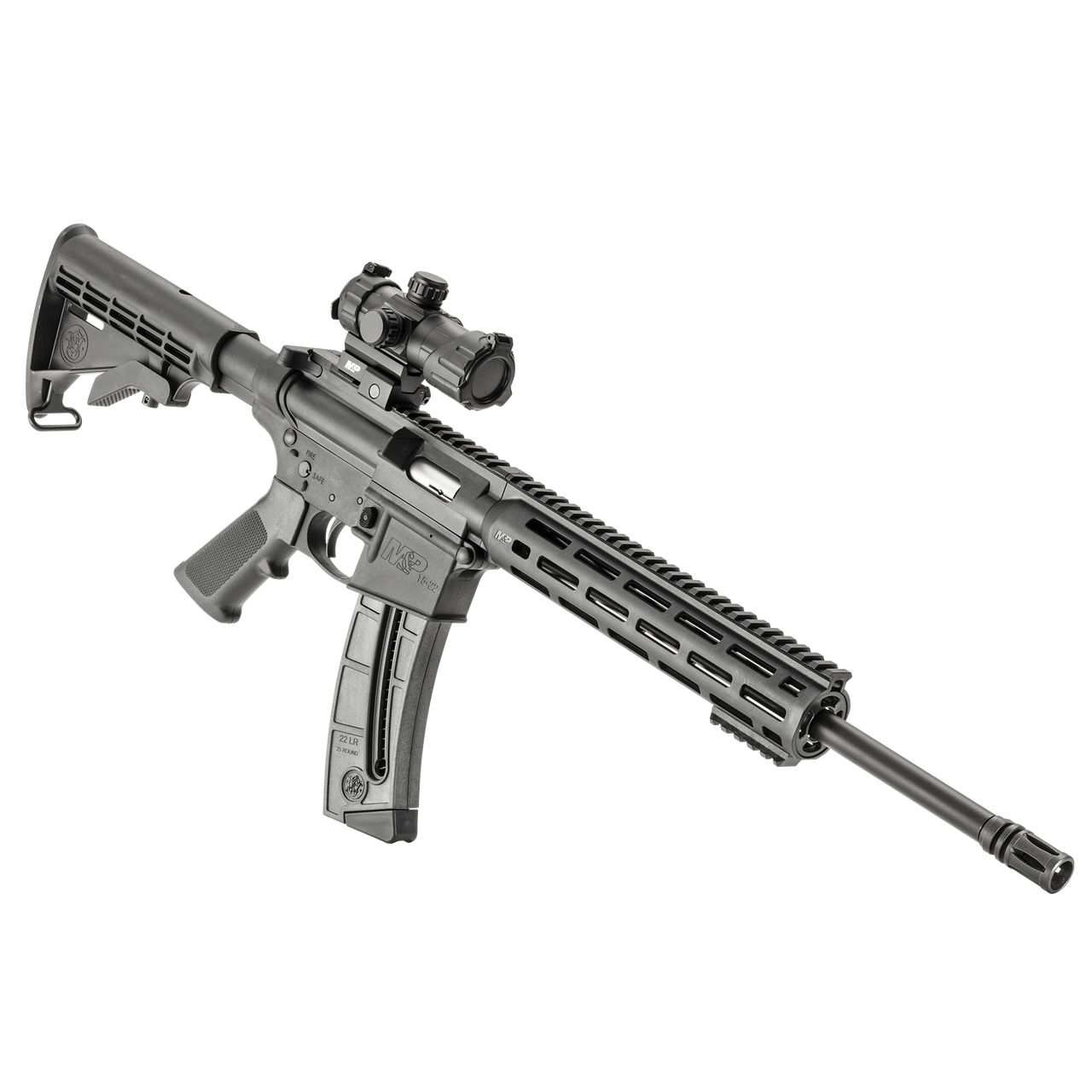 Smith & wesson M&P1522 SPORT II OR W/CT mirino a punto rosso nero, immagine 3 di 4