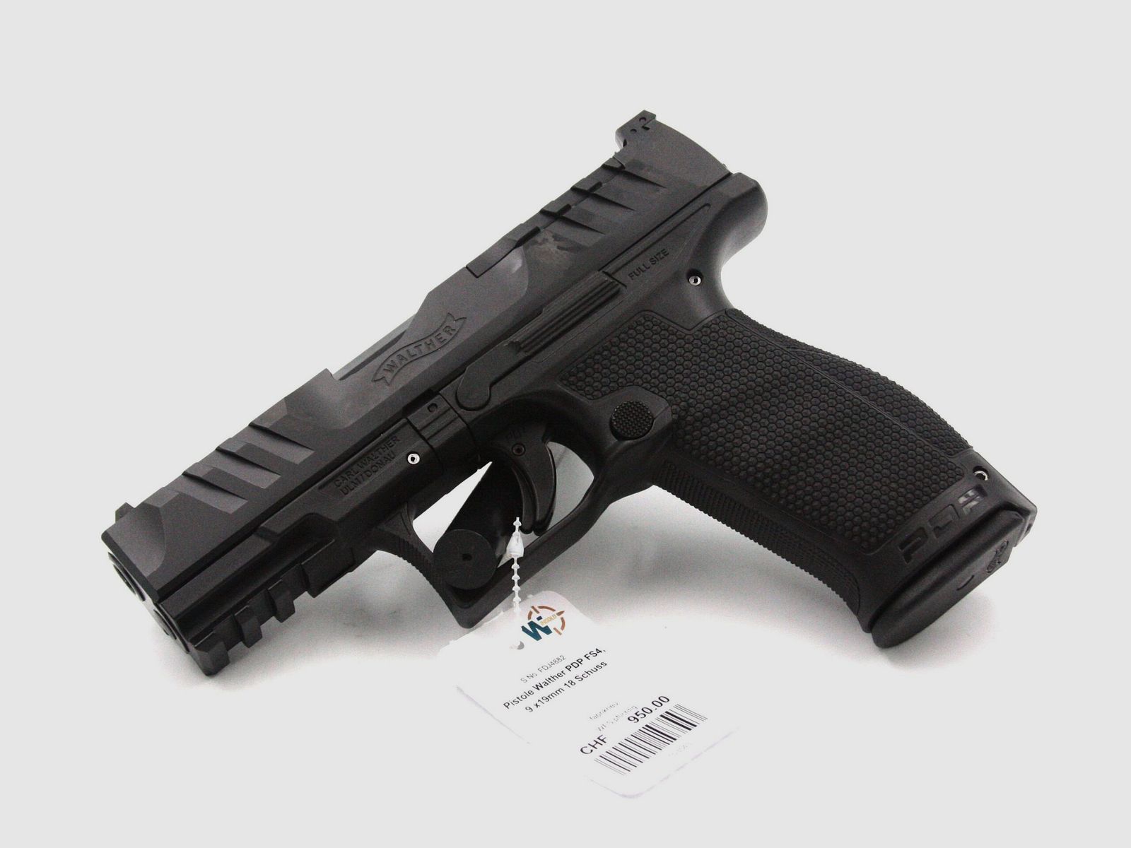 Pistole Walther PDP FS 4″, 9×19, 18 Schuss, Optic Ready, Bild 1 von 2