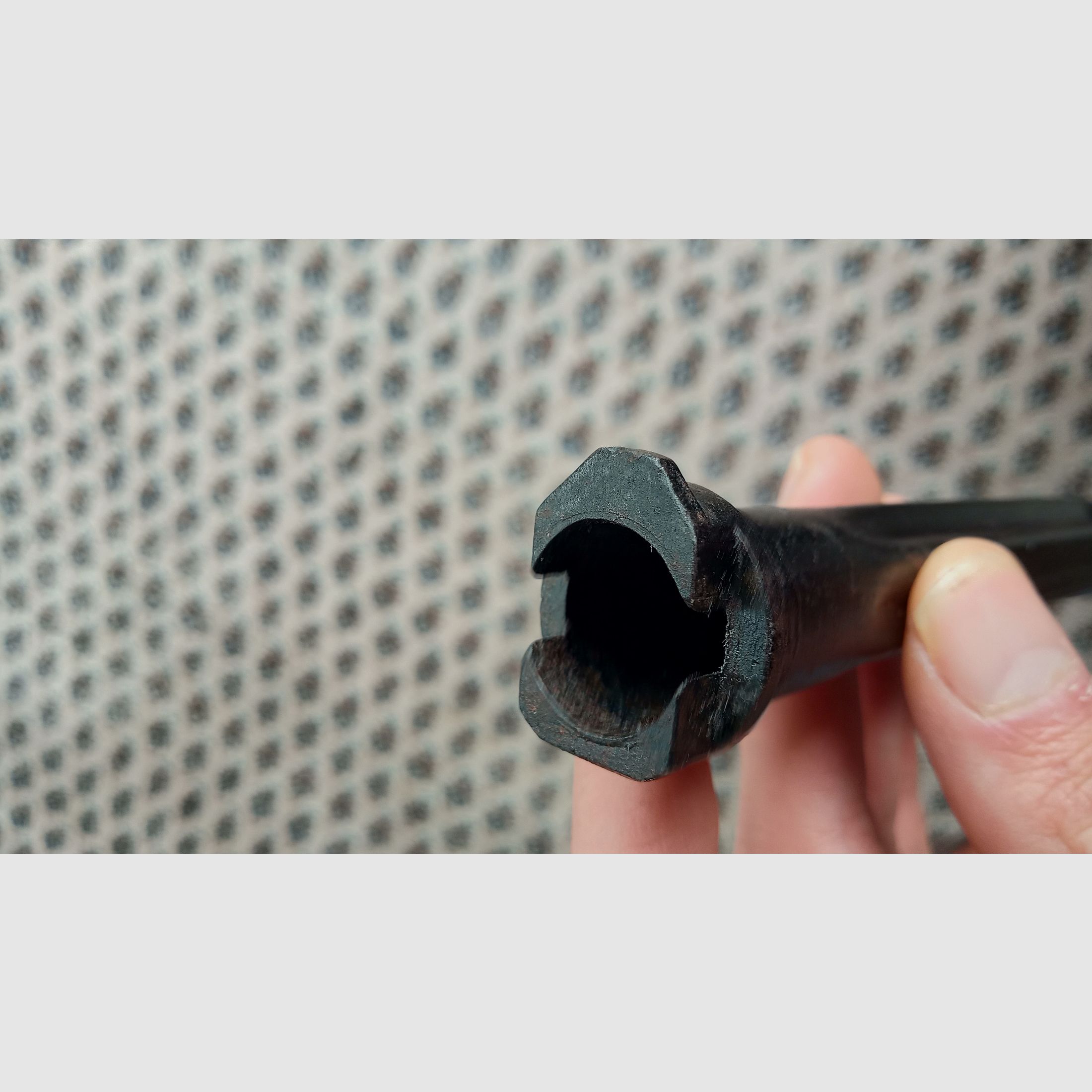 Spätes ungarisches AMD-65 Gasrohr von FEG phosphatiert und schwarz lackiert / unbenutzt aber rostig // AK / AKM