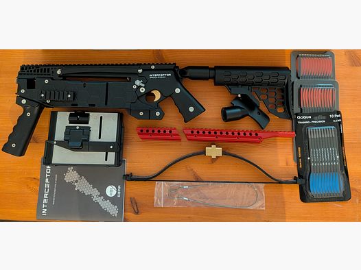 GoGun MEY Interceptor Armbrust + 30 Bolzen + Zubehör