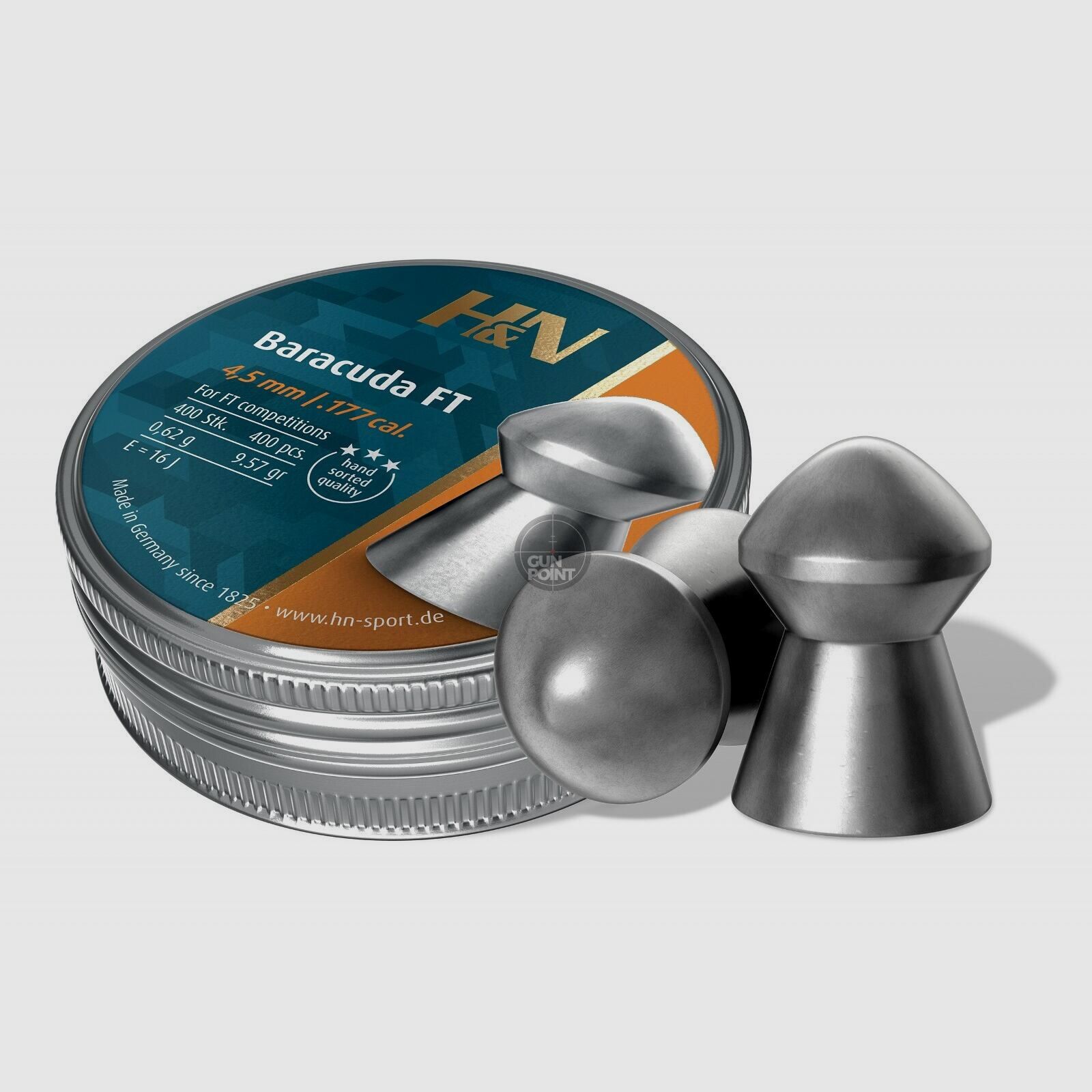 H&N Baracuda FT - 4,50 mm / .177 cal. - 400 Stck