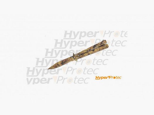 Taschenmesser Schmetterling Camouflage Edelstahl 10cm