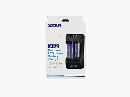 XTAR VP2 – caricabatterie Premium LCD Li-ion