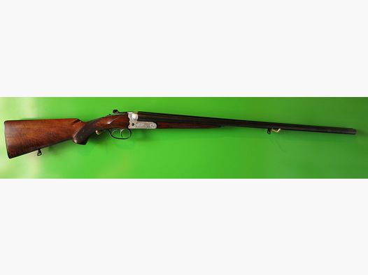 AyA, Aguirre y Aranzabal, Modell 107 "Milan" Doppelflinte/Querflinte Kal. 16/70, Gravur   #20-