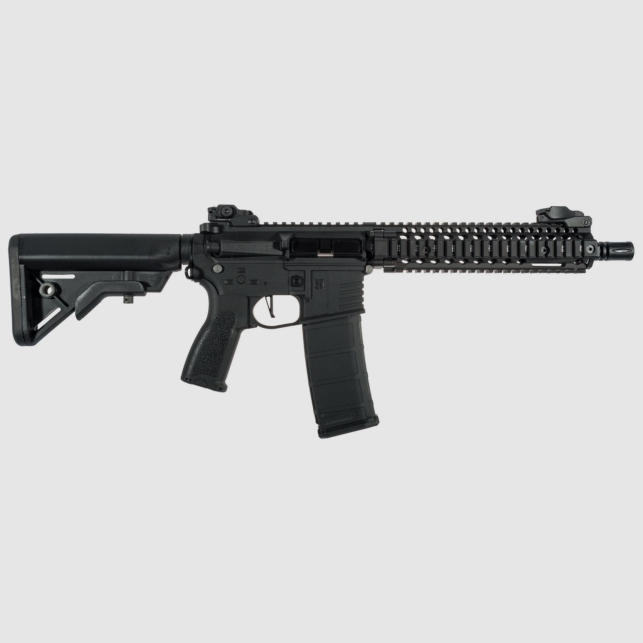 AR15 MK18 ETU NC! - Serie Delta Armory Schwarz S-AEG Airsoft Gewehr Frei ab 18 Jahren