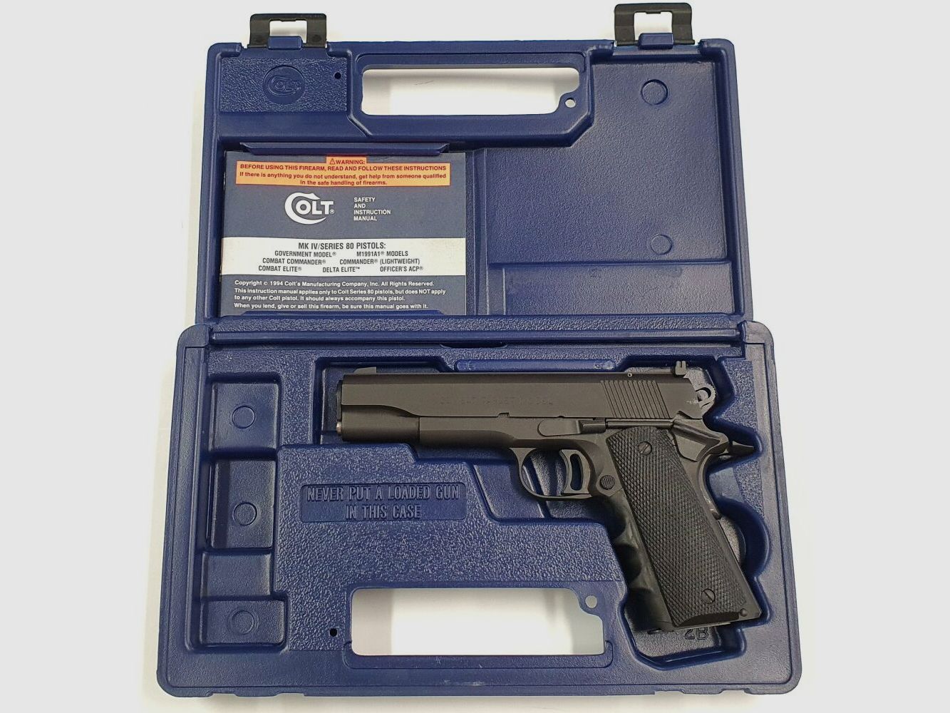 US Colt 1911 Combat Target Serie 80 Colt MK IV