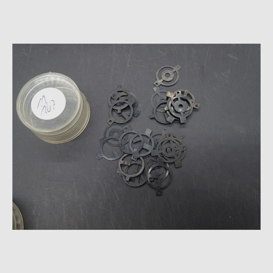 25 x anillo de mira para Anschütz, Suhl, Walther, Feinwerkbau 25 piezas anillos de mira 14,5 mm