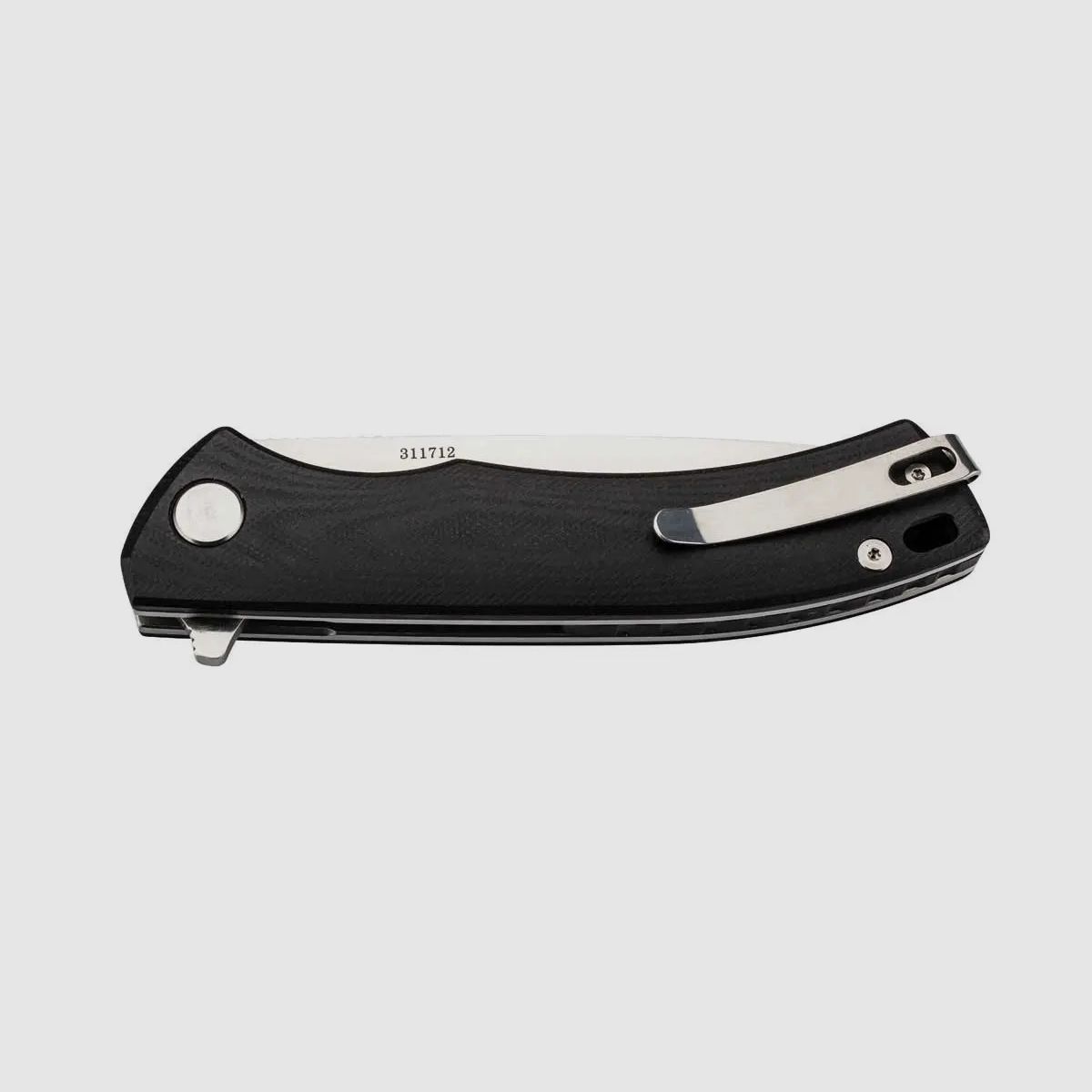PUMA TEC Coltello pieghevole, G10 nero con clip