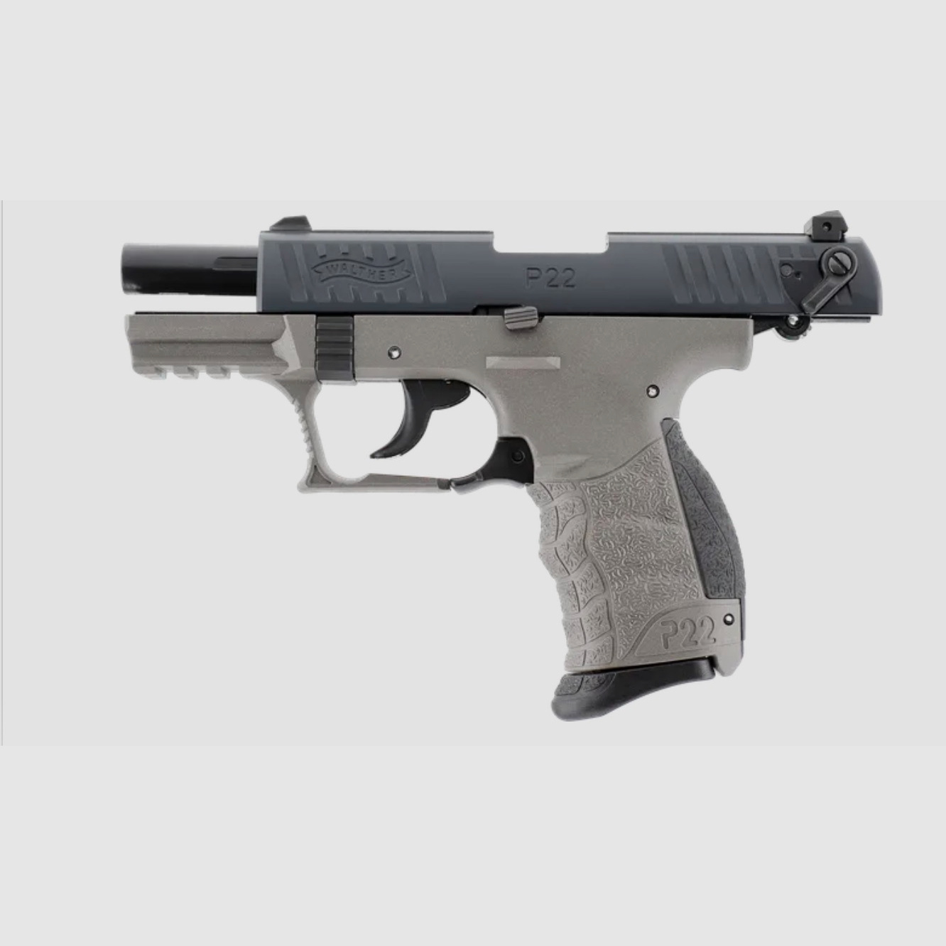 Umarex 308.02.32 Walther Mod. P22Q TGR - Meteor Gray 9 mm P.A.K. 7R
