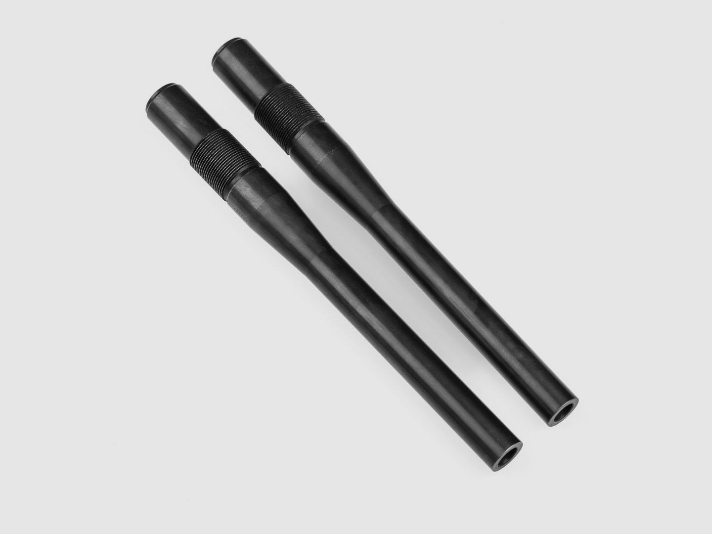 Scuba Ashinger Startbuis - kort | roestvrij staal | zwart | 9mm