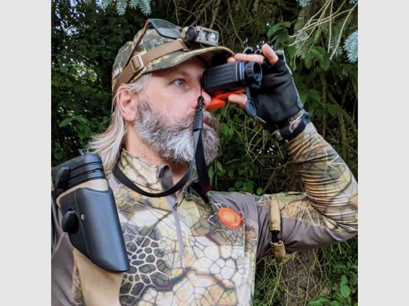 Für Infiray FH25R/FL25R und baugleich - Magnethalter zur Befestigung an der Bekleidung.