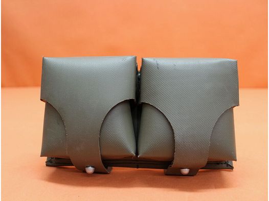 BUND SURPLUS Heckler&Koch HK G3: Magazine pouch POLICE? PSG-1? Layered material olive for 2 magazines 10-round RARITY!