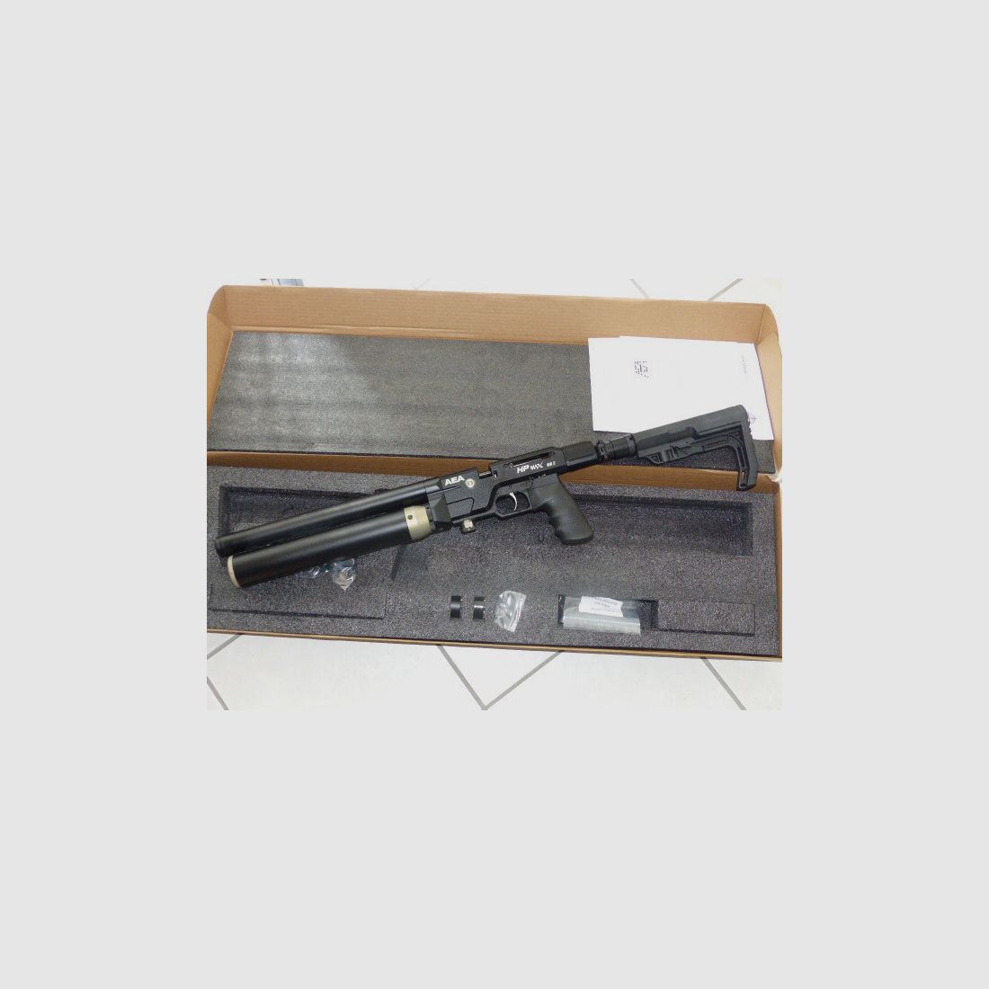 New model Airgun HPMAX Mk2 incl. silencer cal. 9mm NEW in original packaging - IMMEDIATELY AVAILABLE !!!