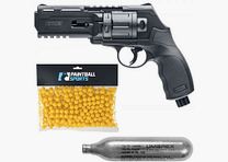 Paquete de jugadores del revólver de paintball Umarex HDR 50 (negro)