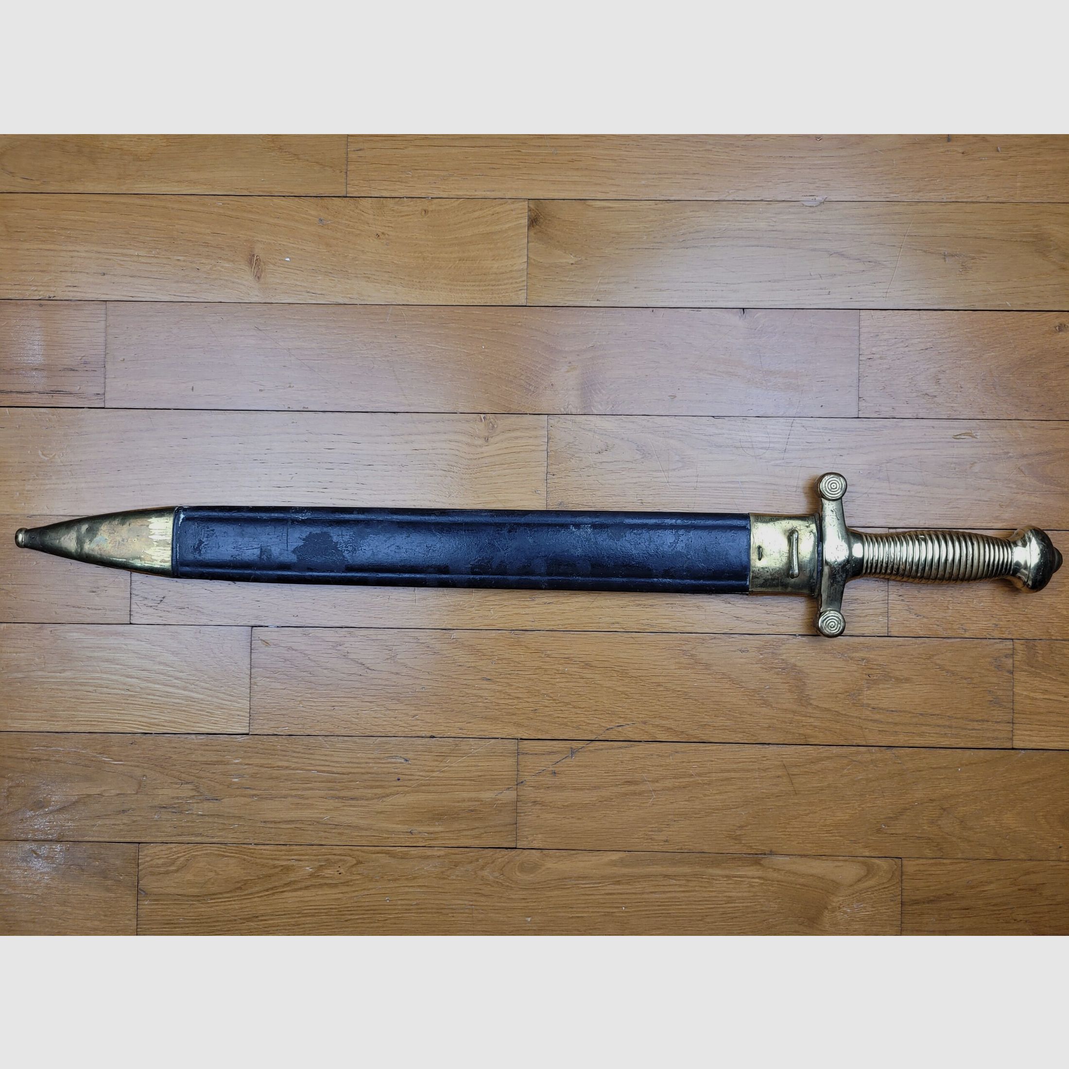 Beau glaive d&rsquo;infanterie Mod 1831 – de 1832 – lame premier modèle – Monomatricule- TBE, image 14 sur 14