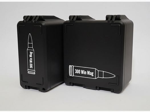 Filamelt Munitionsbox / 300 Winchester Magnum / 'Klapp- / Rastdeckel' / Patronenbox, Ammo Box