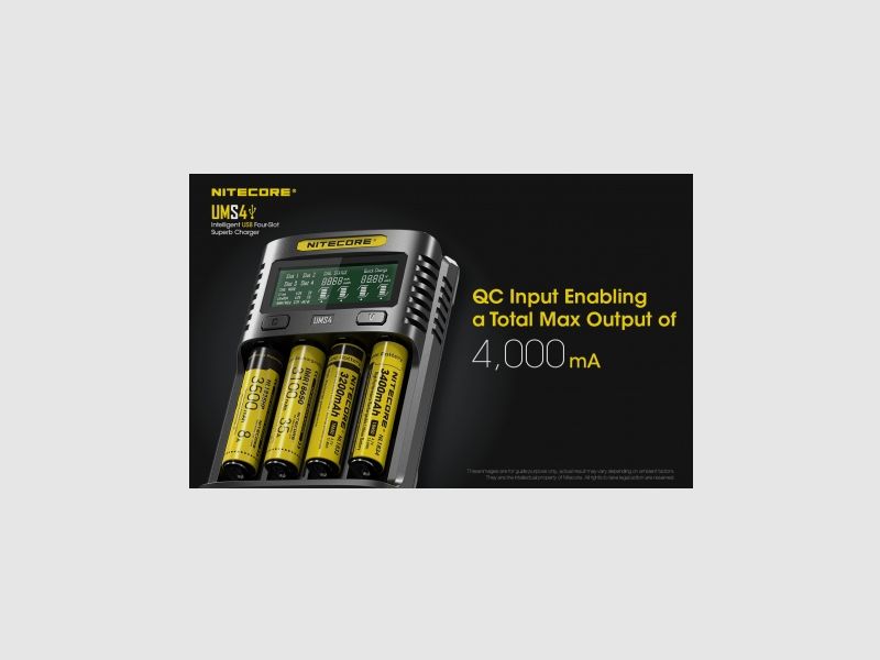 Nitecore UMS4 Akkuladegerät, Bild 2 von 20