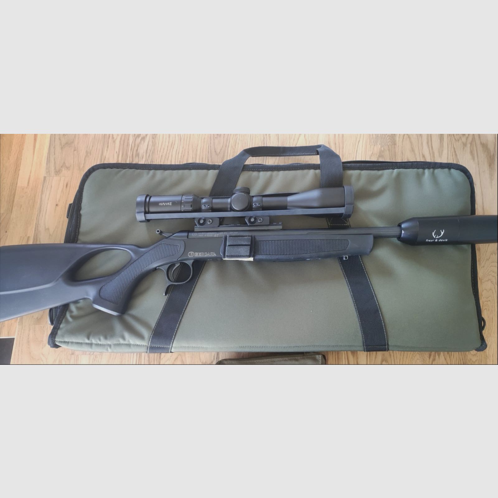 Bergara BA 13 TD complete set with scope and suppressor caliber .308 Win 16" barrel length