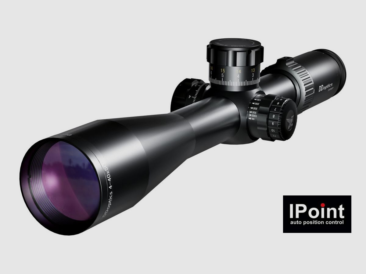 DDoptics 442511137.1 Zielfernrohr DDMP V10 4-40x50 Long Range MRAD tac A iPoint
