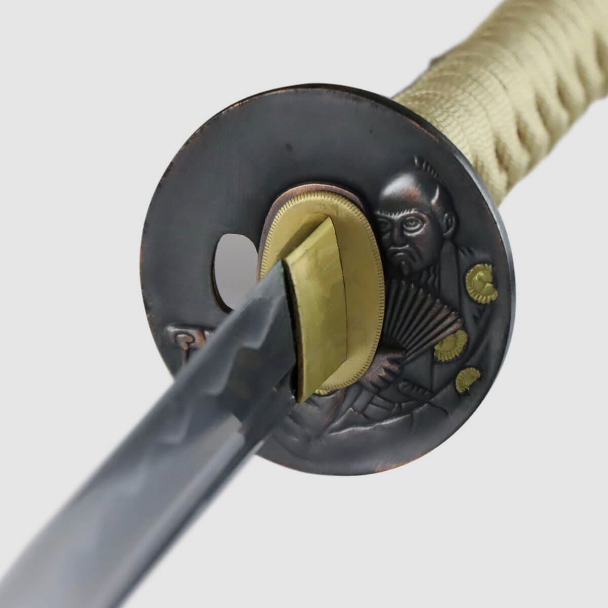 DerShogun Katana Samuraischwert Daimyo Serie Tokugawa Ieyasu 1045 Carbonstahl