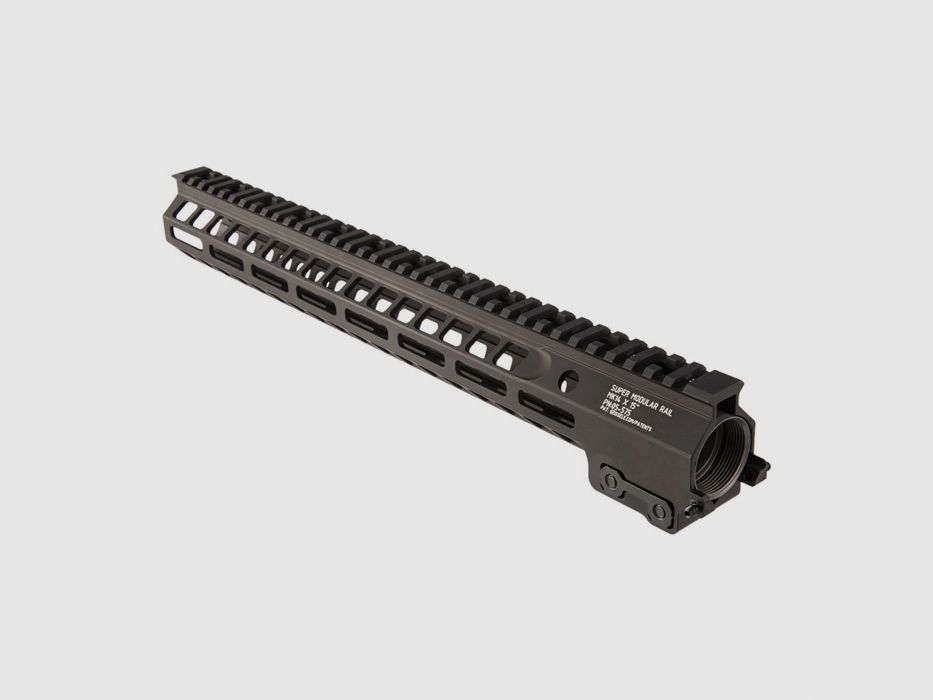 GEISSELE AUTOMATICS AR-15 GEISSELE AUTOMATICS MK14 SUPER MODULAR RAIL HANDGUARD 15″ M-LOK SCHWARZ, Bild 2 von 5