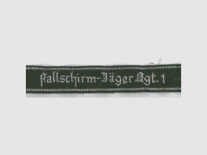 Ärmelband "Fallschirm-Jäger Rgt. 1" Repro !!!