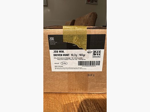 RWS Driven Hunt Kal. .308 Win. 10,7 g/ 165 grs. 11 Packungen 