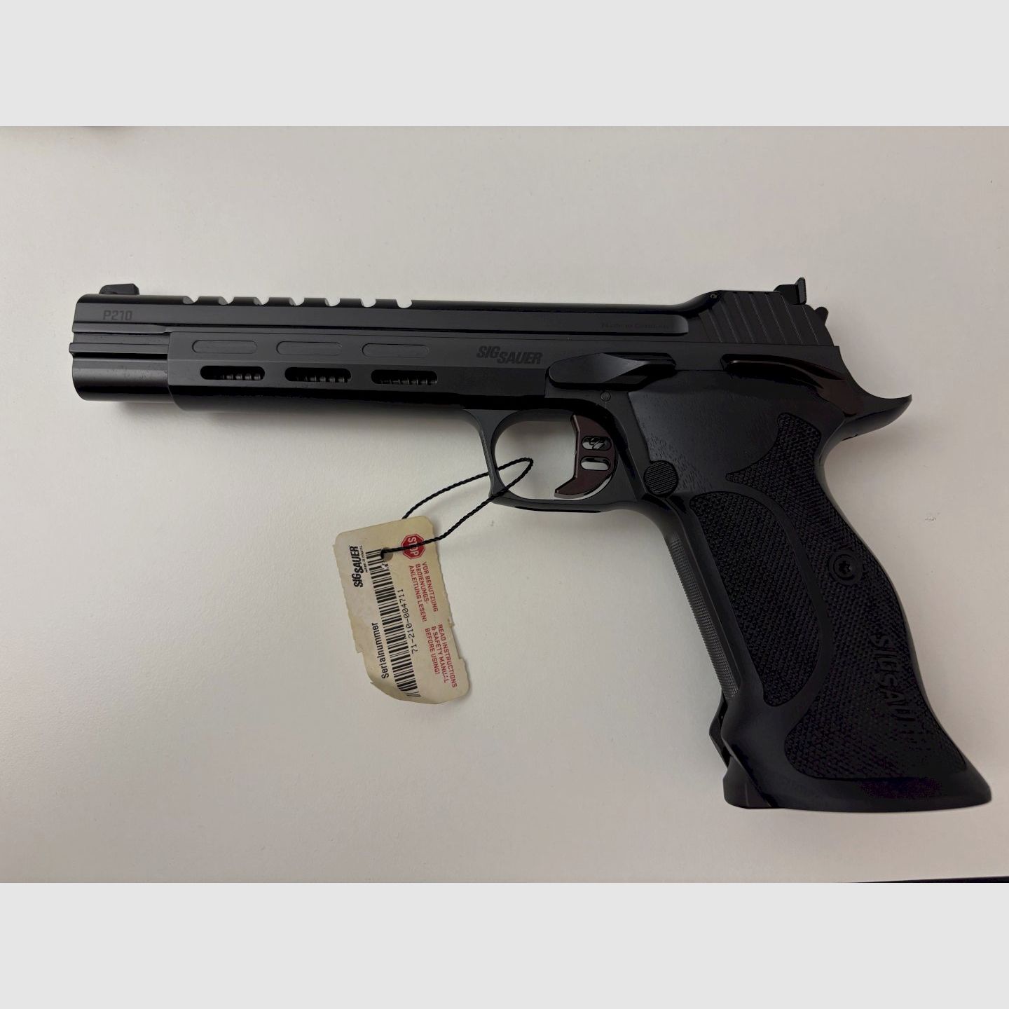 SIG Sauer P210 Skeleton Black - 6 Zoll, 9 mm Para, Eckernförde,  ungeschossen