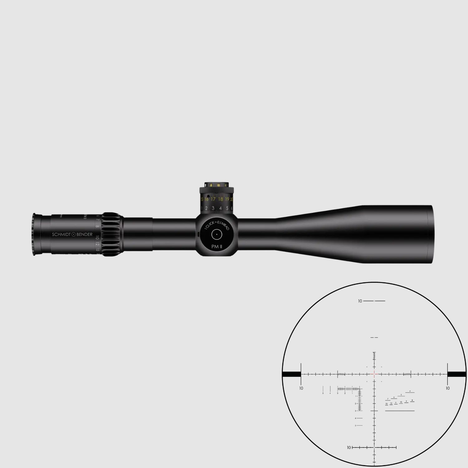 Schmidt u. Bender ZF 5-25x56 PM II/LP MSR2 1cm cw DT / ST