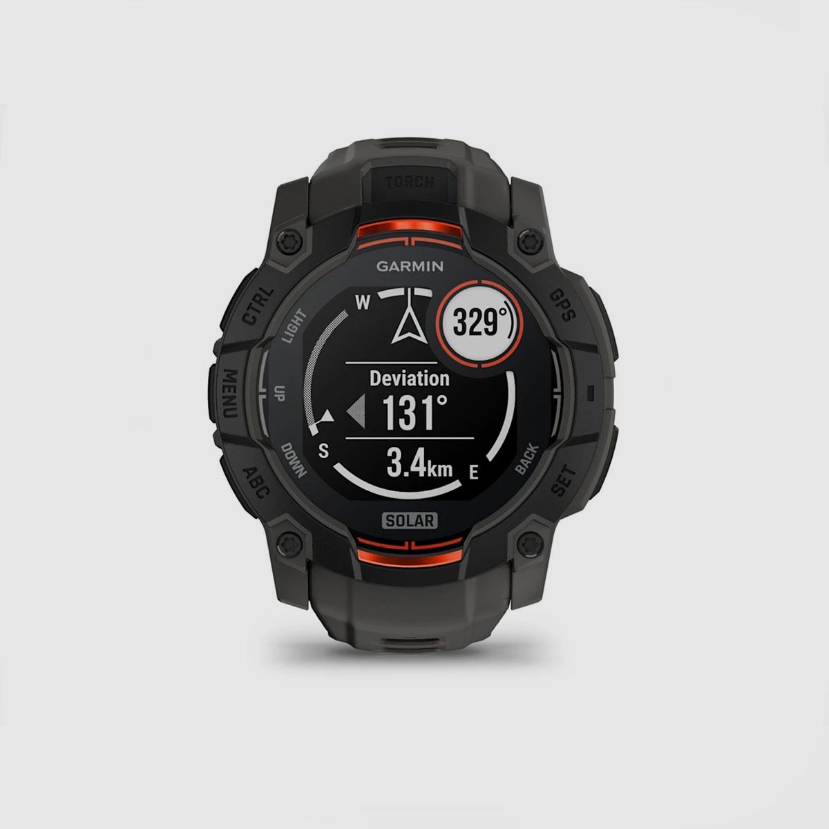 UHR – GARMIN – INSTINCT® 3 | 50MM | SOLAR | Schwarz mit Charcoal Silikonarmband, Bild 11 von 19