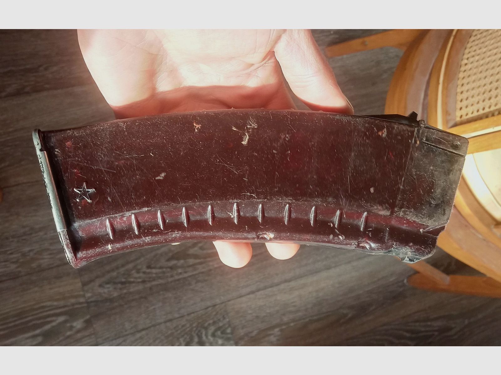 Original Russisches AK74 Tula Plum Deko Magazin (unbrauchbar/deaktiviert) // CCCP / Yunker