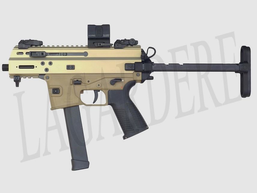 B&T APC9K PRO G RETRAKTIERBARE SCHULTERSTÜTZE TAN (SEMI-AUTOMATISCHES STURMGEWEHR)
