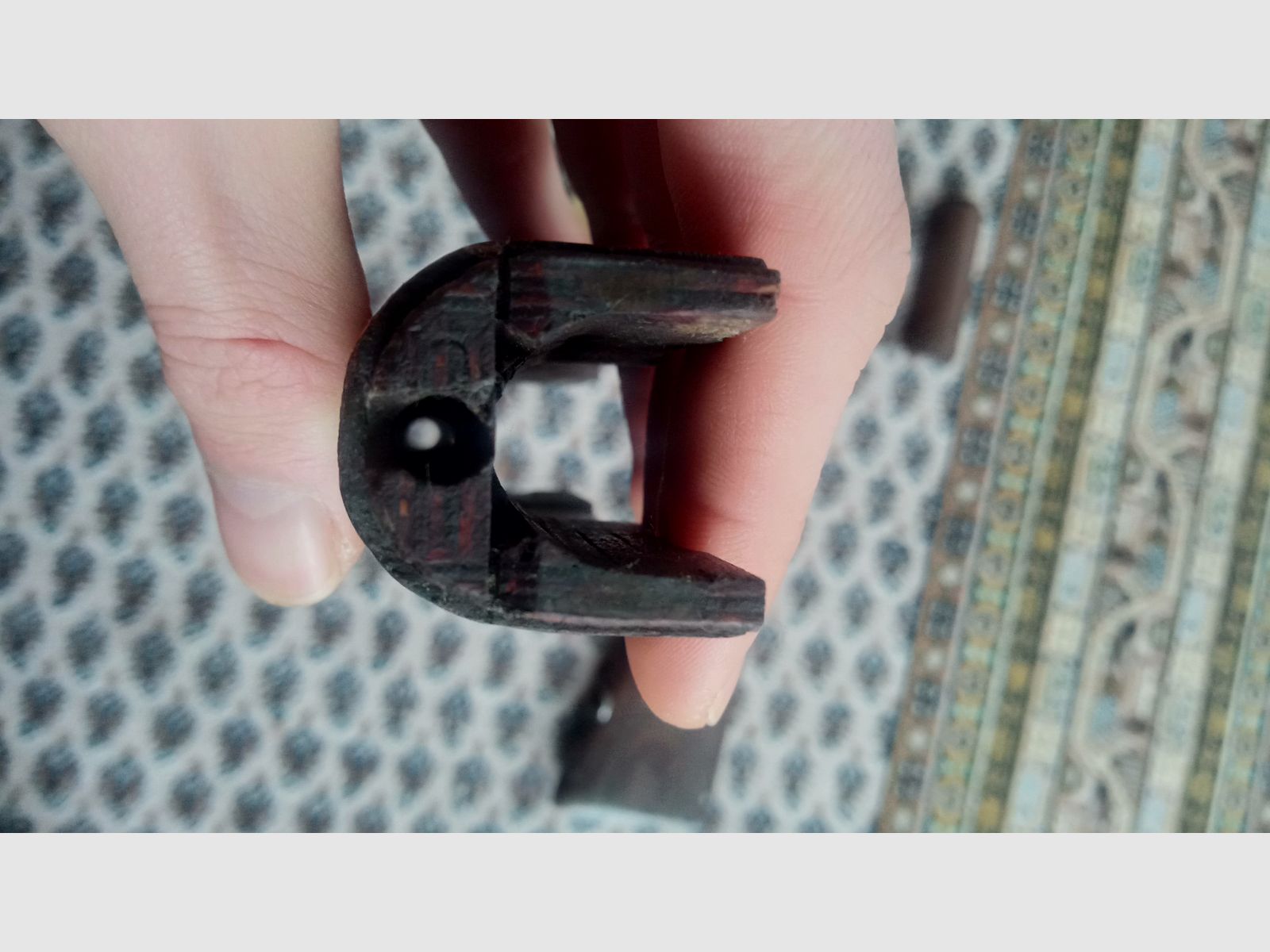 Classic AK fixed stock wood laminate dark brown / can also be fitted into Cybergun GSG Co2 AK47 // AKM & AK74 laminated wood stock