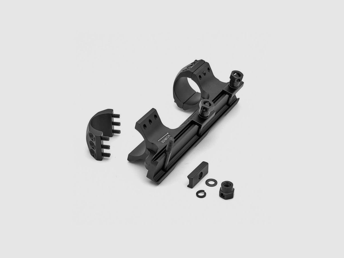 Vector Optics XASR-3013 X-ACCU 30mm 1.4" Wysoki Profil 1-Częściowy Uchwyt Picatinny 20MOA, zdjęcie 3 z 3