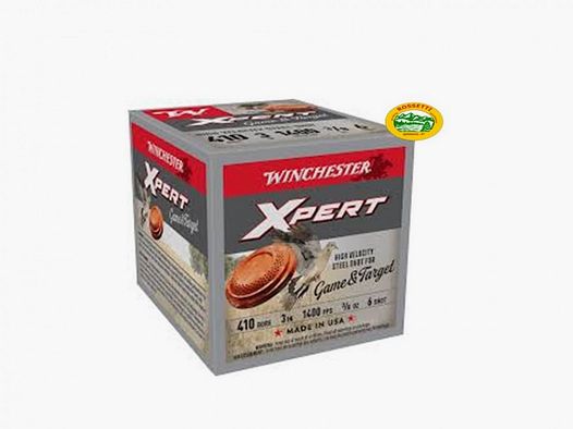 WINCHESTER cartridges XPERT Steel cal.410 gr.11 p.6 made in U.S.A. lead-free