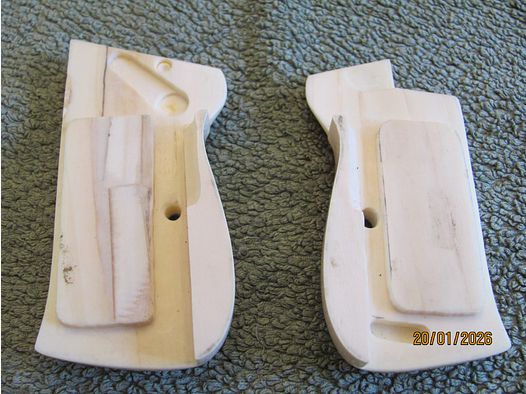 <SIG P210-6 handgemaakte been gripplaten - UNIKAT!>