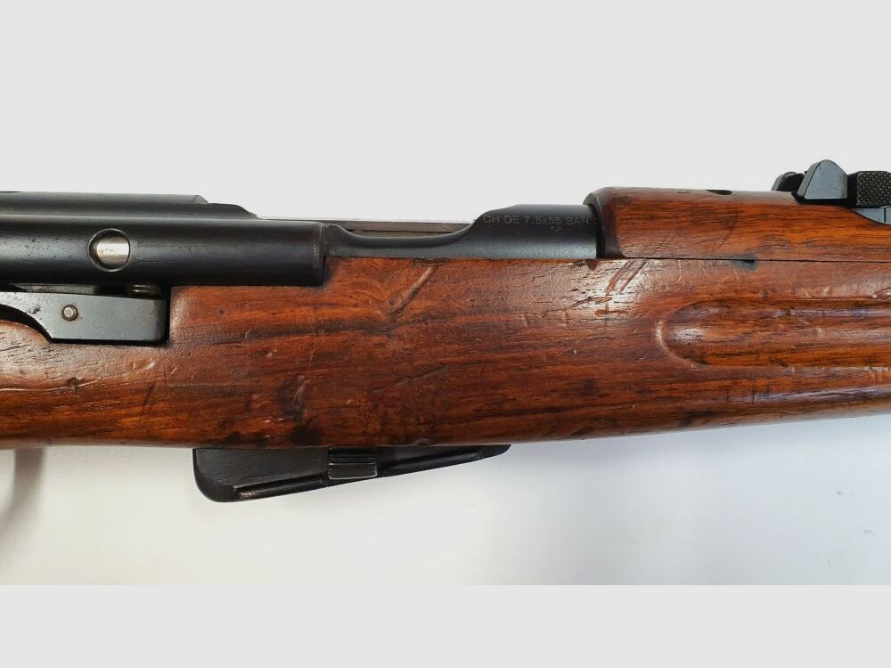 Fabryka broni Bern karabina powtarzalna Fabryka broni Bern Szwajcarski K11 Kaliber 7,5x55 Szwajcarski całkowicie zgodne numery + bagnet