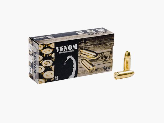 MEDEF DEFENCE Venom 9mm Luger FMJ 124 gr 1.000 pz.