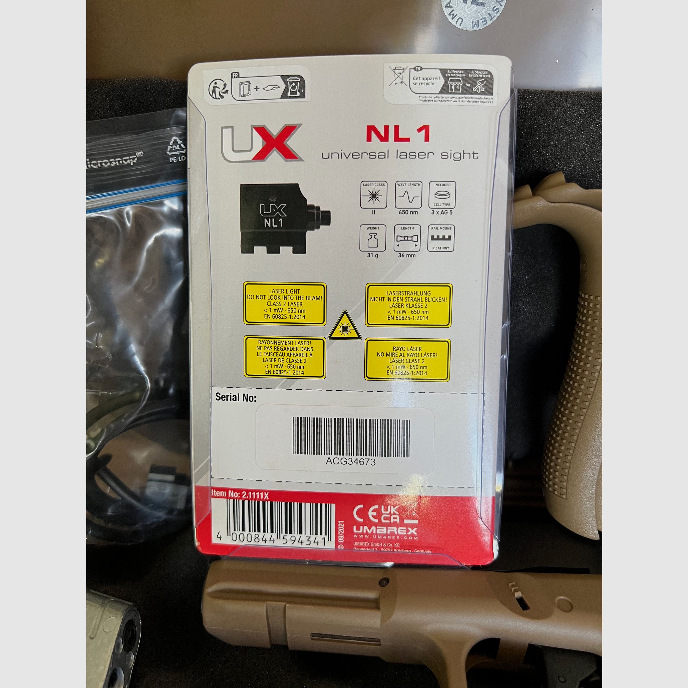T4E GLOCK 17 Gen5 French Army Edition RAM gun Cal. .43 with accessories, image 8 of 13