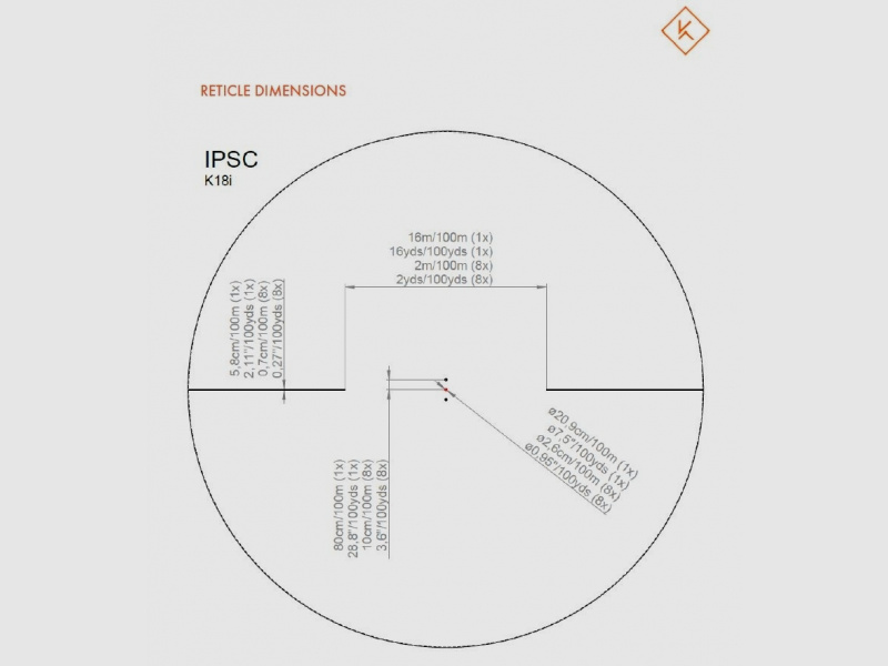 Kahles K18i 1-8x24 Ziehlfernrohr