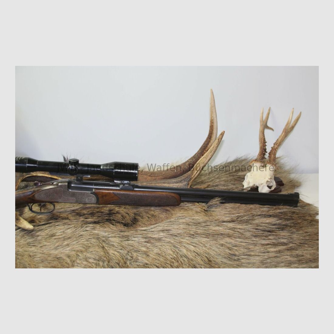 Antonio Zoli mit langen Seitenplatten - Frauenwaffe mit Schaftlänge 34 cm 7x57R; 16/70