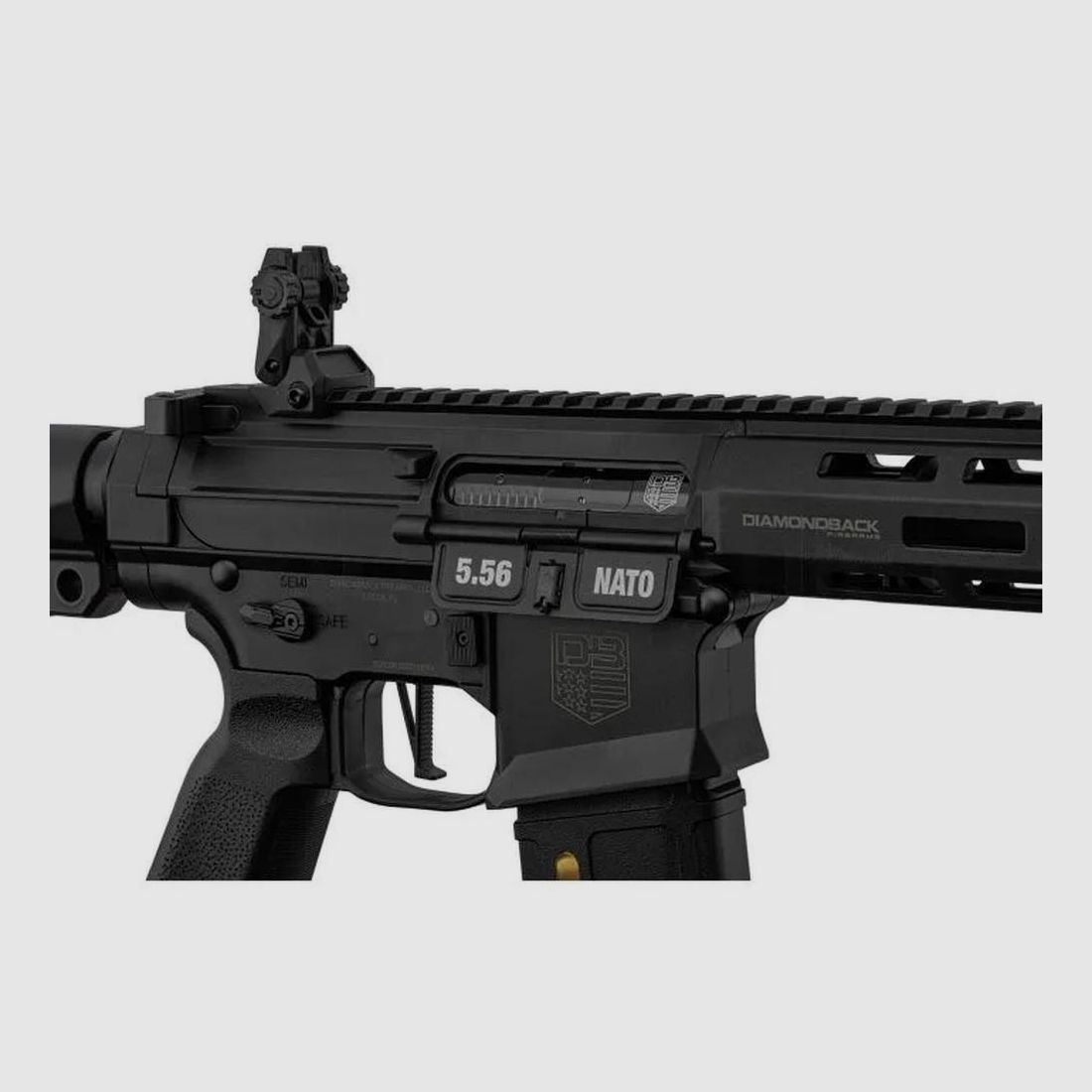 Replik AEG Diamondback DB15 BO - 7 Zoll - Schwarz - Leistung und Zuverlässigkeit im Airsoft, Bild 4 von 5