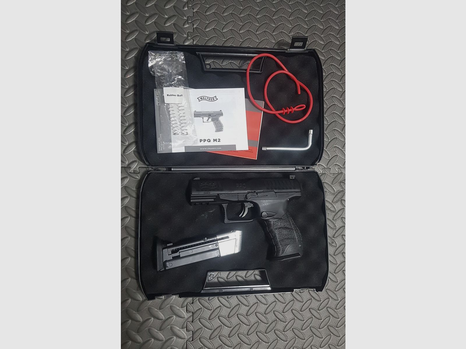 Co2 RAM Walther PPQ Cal. 43 Umarex Training Pistole Real Action Marker Paintball