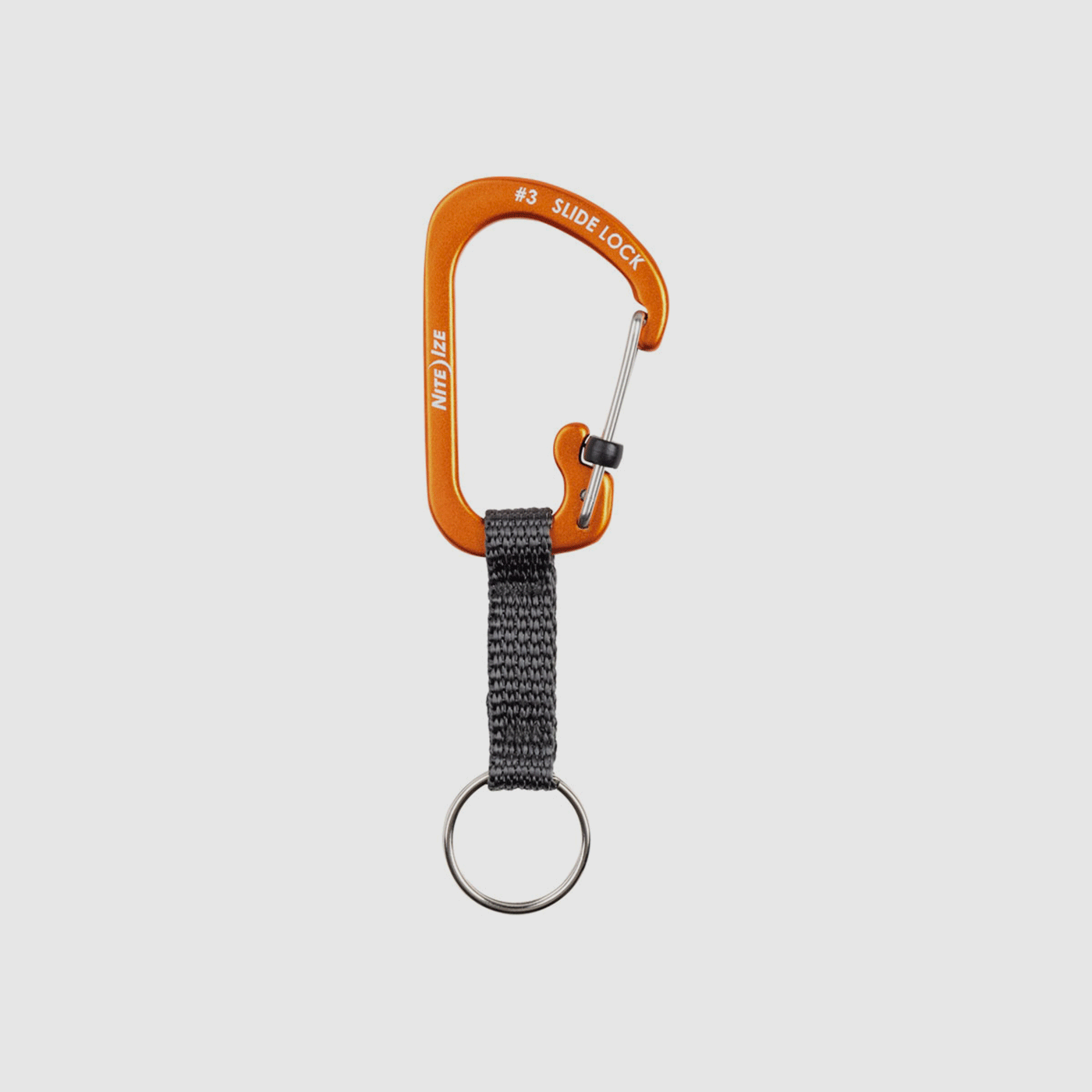 NITEIZE – SLIDELOCK® KEY RING ALUMINUM Orange, image 1 of 2